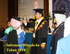 Read more about the article Jadwal Kegiatan Wisuda ke-28 Tahun 2018