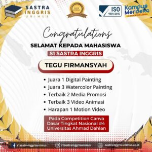 Mahasiswa Sastra Inggris Unimus Raih Prestasi Gemilang di Ajang Nasional!